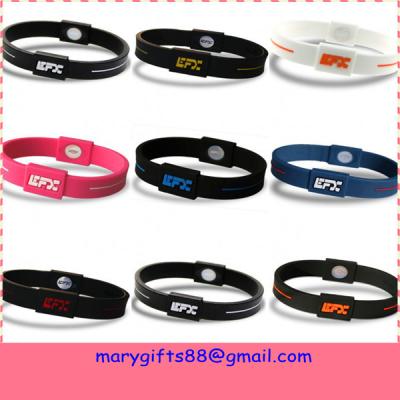 China hot sale power silicone bracelet for sale