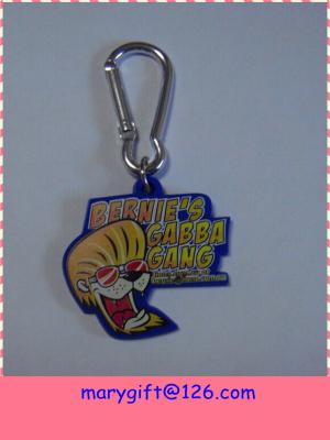 China water filled pvc keychain with your own logo for sale