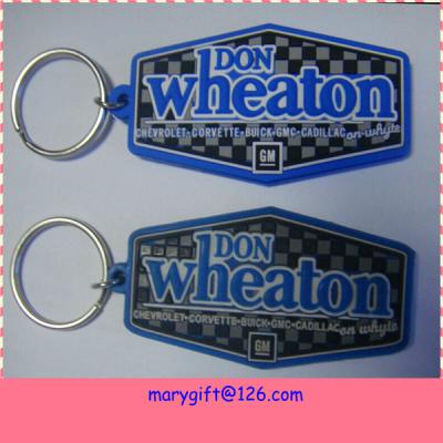 China custom promotional key chain with PVC material for sale