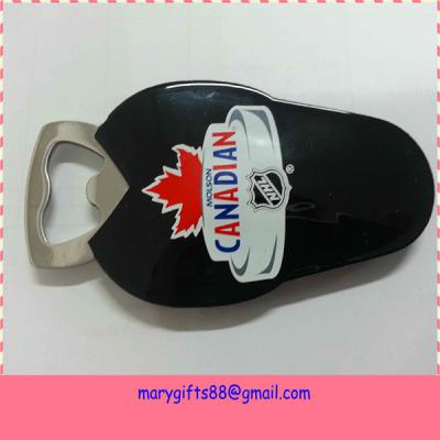 China promotion custom metal Bottle Opener with soft PVC coated for sale