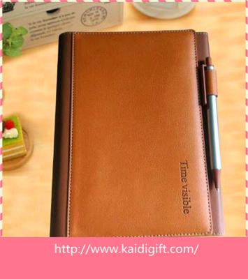 China Leather Cover Office Business Notebooks for sale