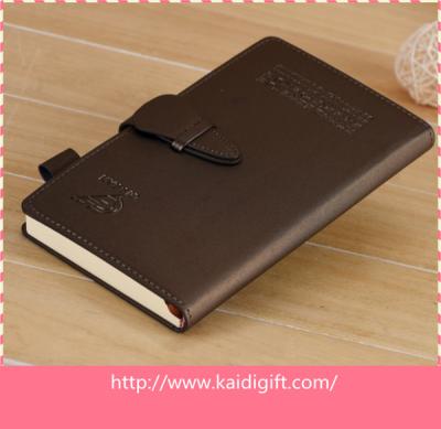 China Customized design uesd widely PU leather cover notebook for sale