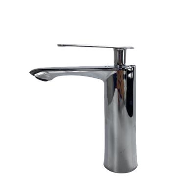 China Metered Faucets Made In China Single Handle Zinc Alloy Water Saving Hot And Cold Water Bathroom Sink Mixing Faucet for sale