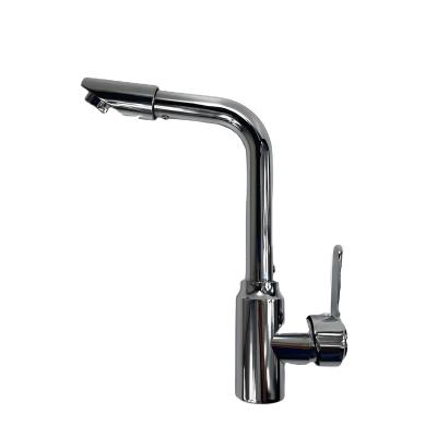 China Hot And Cold Faucet China Factory Wholesale Price Sink Faucet, Gold Chrome Kitchen Faucet 360 Modern Design Rotating Square Hot And Cold Mixer for sale