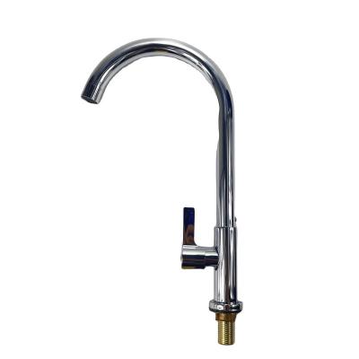 China Single cold faucet cold faucet only, nickel plated single hole handle stainless steel Asian explosions high faucet cold for sale