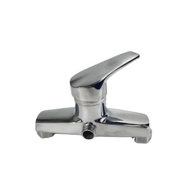 China Barless latest all-copper wall mounted bathroom shower faucet made in China for sale