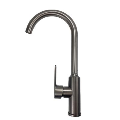 China Kitchen hot and cold faucet Australian standard quality dzr stainless steel gray taps kitchen faucet for sale