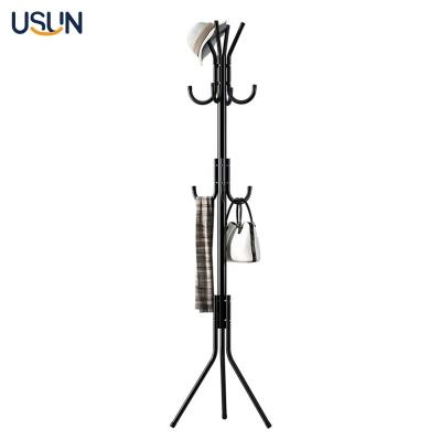 China Morden USUN Coat Rack Tree Shape Metal Coat Hanger Rack for sale