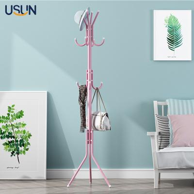 China Morden Premium Kid Hook Corner Entryway Mental Coat Rack Hanger with Shelf for sale