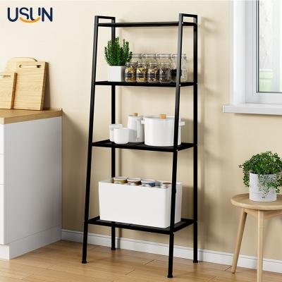 China Sustainable Home Vertical Toy /Magazine/Luggage Sheet Metal Storage Ladder Rack for sale