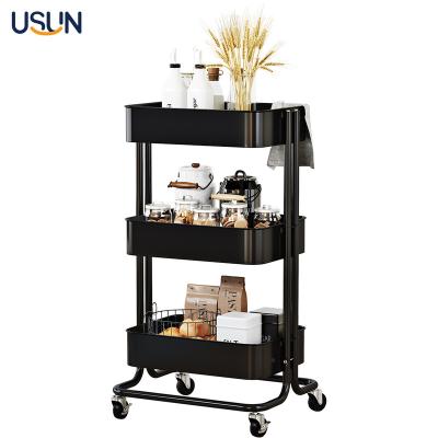 China Viable Cheap Price Sliding Mobile Storage Rolls Block Utility Cart With Wheels for sale