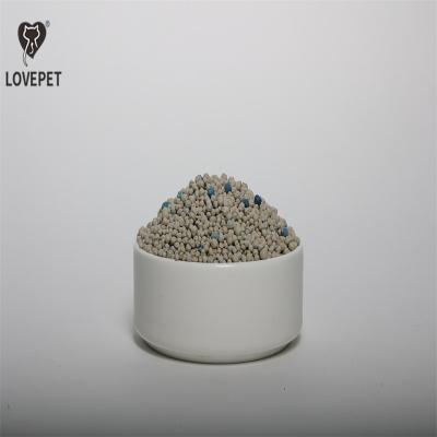 China OEM Natrual Viable Ore Lovepet Cat Supplies Original Mineral Bentonite Cat Litter Sand Ball Shape for sale