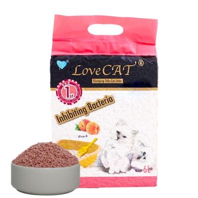 China Factory Based Customizable Chinese Wholesale Pet Product Manufacturer Lovepet Cat Toilet 3.0mm LoveCAT Cat Litter Sand for sale