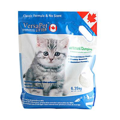 China Lrregular Lrregular-Shape Lovepet Smell Viable Control 6.35kg 14LB Superior Garbage Dust Versa Pet Sodium Bentonite Cat for sale