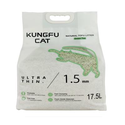 China Lovepet Viable Pure Natural Japan Green Tea Biodegradable Cats Soil Quickly To Absorb Cat Odors For Wholesale for sale