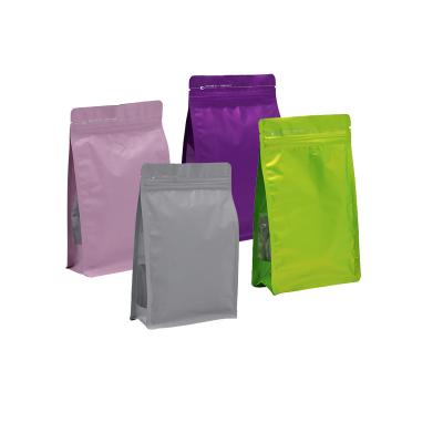 China Recyclable China 250g Coffee Bag Pouches Soft Packaging Matt Finish Black Ziplock Roasted for sale