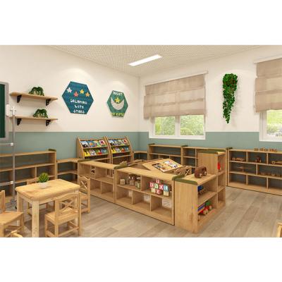 China Mid Century Best Selling Preschool Kids Indoor Wooden Furniture Design for sale