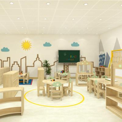 China Mid Century Kids Classroom Furniture Design School Furniture For Nursery Nursery Preschool for sale