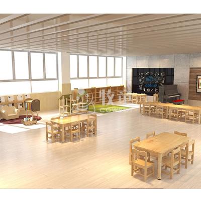 China Plywood Nursery Wooden Preschool Toys and Steel Good Quality International Children Kindergarten Furniture for sale