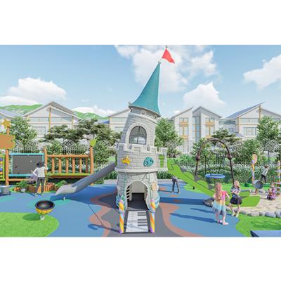 China COWBOY New Product Kids Preschool Playground Equipment Outside Kids Adventure Playground Equipment Sets for sale