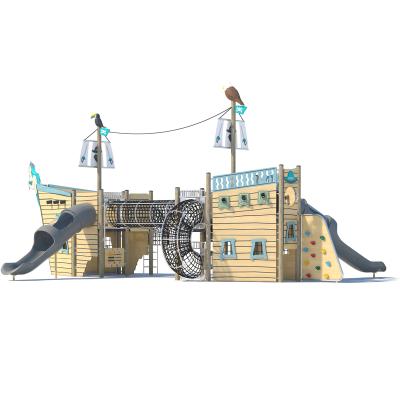 China Park Cowboy Maker Pirate Ship Outdoor Playground For Kids Outdoor Playground Equipment for sale