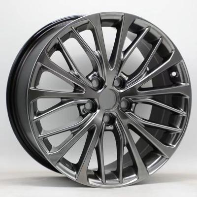 China 18 Inch 5*114.3 Rim Passenger Wheels Custom Inches Black Silver Aluminum Car Wheel Multiple Spokes Forged Rims Wholesale for sale