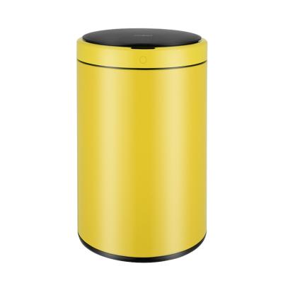 China 12L Stocked 3 Gallon Household Kitchen Round Automatic Sensor Automatic Trash Bin Waste Bin Smart Dust Bin Factory Direct for sale