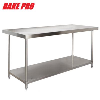 China Kitchen equipment stainless steel work table for bakery and catery EYT60808 for sale