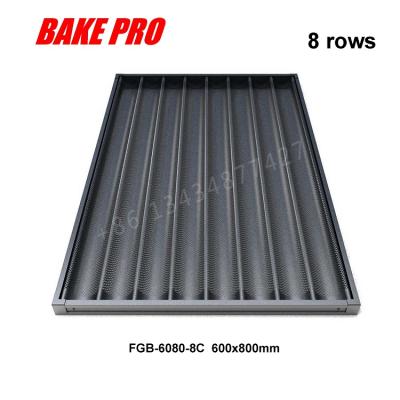 China Disposable BAKE PRO FGB-6080-8C Non-Stick Baking Tray Of Baguette Pan With Size 60x80cm 8 Channels for sale