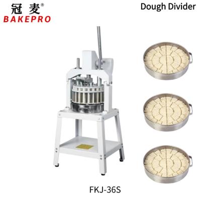 China Snack Factory Bake Commercial Baking Equipment FKJ-36S Pro Manual Dough Divider for Baguette and Loaf Bread Making Machine for sale