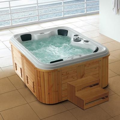 China Aromatic Body Massage Bath Spa Bubble Spa With Ozoner / Balcony Hot Tub for sale