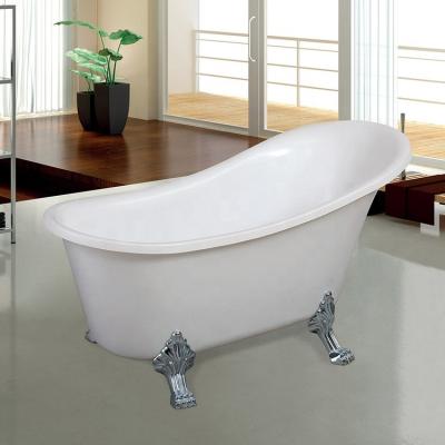 China Modern White Acrylic Claw Foot Tub Foot Tub Claw Foot Color Bathtub for sale