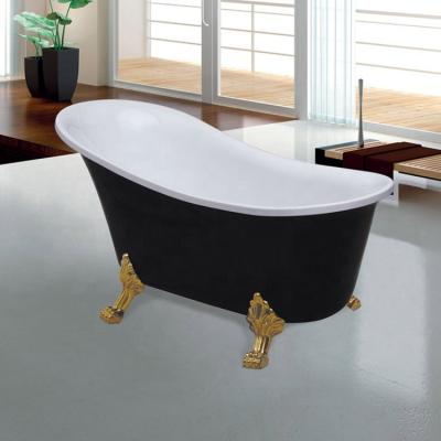 China Modern European style bathtub, acrylic clawfoot bathtub with feet price for sale