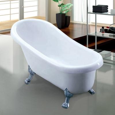 China Modern Clear Claw Foot Bath Tub Acryl Clawfoot With Four Legs Holding Up Antique Black Bathtub Tub Tub for sale