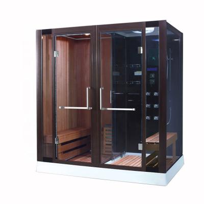 China Modern Classic Design Steam Sauna Combo Computer Control Panel Furniture Home Steam Bath for sale