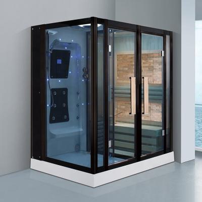 China Computer control panel home furniture steam shower room luxury special design steam sauna combo for sale