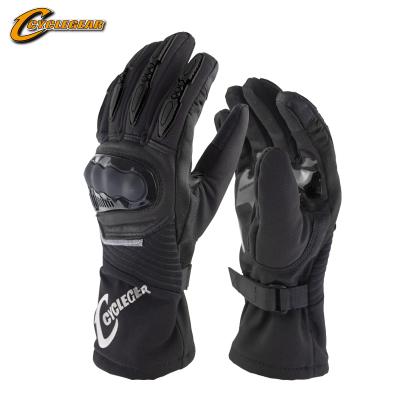 China 100% Waterproof Full Finger Gloves long Motorcycle Guantes Warm glove Cyclegear CG676 for sale