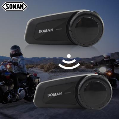 China 6 Riders BT Motorcycle Helmet Intercoms For Team Riding Headsets BT Earphone Soman M2 for sale