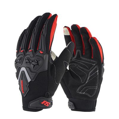 China Full Finger motorcycle glove cycling guantes motor bike protective with phone touch design CG675 for sale