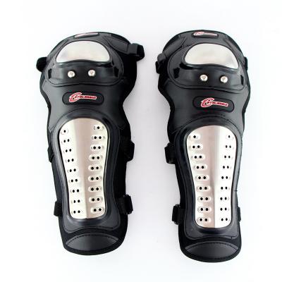 China Stainless Steel Knee Elbow Motorcycle Guards Sport Knee Protector racing kneelet elbow guard K01H01 for sale