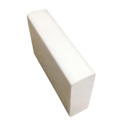 China Virgin Wood Pastes 1 Ply 19*25cm 1/5 Virgin Fold Hand Towel for sale