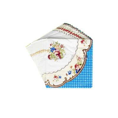 China 25*25cm Or 23*23cm Color Printed Disposable Paper Printed Napkins for sale