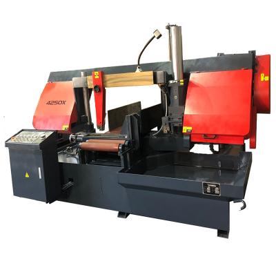 China Cutting Metal Miter Metal Cutter Strip Saw Machine 0-45 Degree for sale