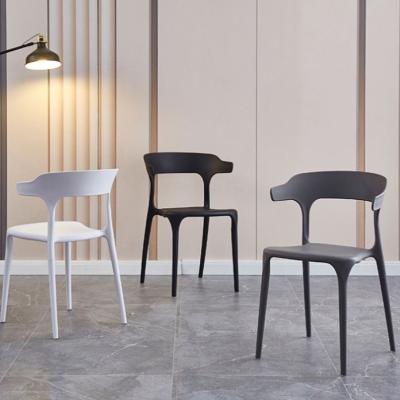 China Nordic Stackable Plastic Chair Home Furniture Free Sample Design Modern Luxury Dining Chairs For Sale for sale