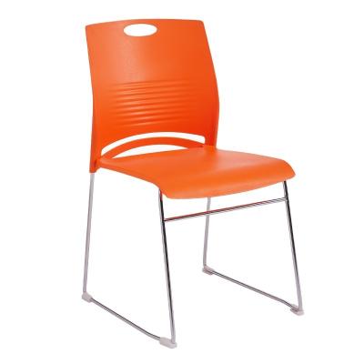 China Hot Sale Metal Classroom Training Visitor Staff Armless Stackable Stacking Chairs Office Plastic Stacking Chairs for sale