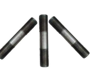 China Carbon Steel Double Ended Stud Bolts Rough Pole Clamping Type Coarse Teeth for sale