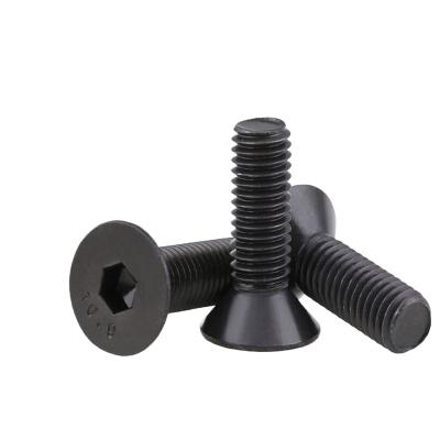 China High Strength Carbon Steel Gr.10.9 Allen Countersunk Head Screw Full Thread Standard DIN7991 for sale