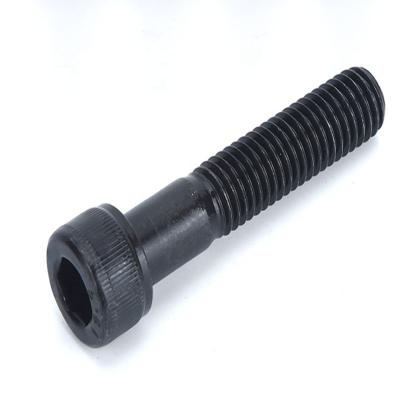 China Hoge sterkte zwarte oxide Hexagon Socket Head Cap Schroeven (Knurling Allen Cap Head) Bolt Te koop