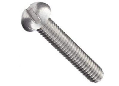 China ANSI / ASME B18.6.2 Standard Slotted Head Screw , Round Head Fasteners for sale