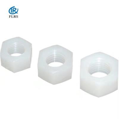 China Hex. de la tuerca hexagonal de Pvdf. Nuez resistente a la corrosión natural color/M3-M20 de las nueces en venta